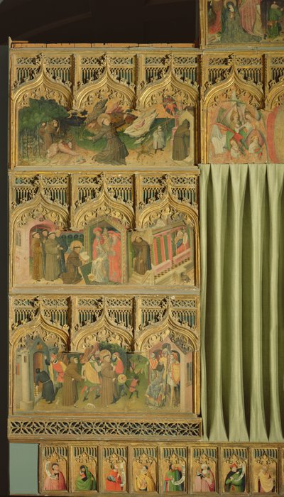 Rerodos van het leven van de Maagd en St. Franciscus van Assisi door Nicolas Frances