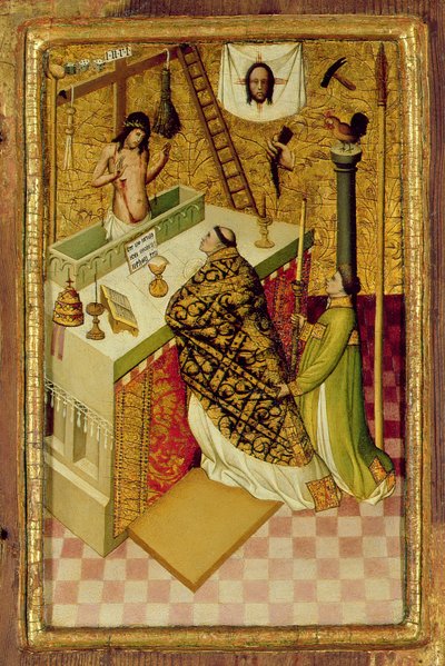 De Mis van Sint Gregorius door Nicolas Frances