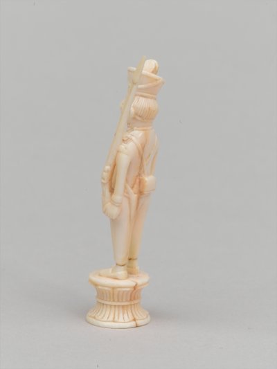 Witte pion, schaakstuk, India door Nicolas Guerard