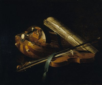 Muziekinstrumenten door Nicolas Henri Jeaurat de Bertry