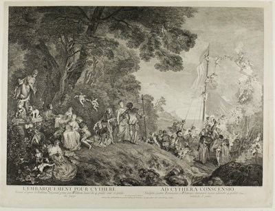 Pelgrimstocht naar het Eiland Cythera door Nicolas Henri Tardieu