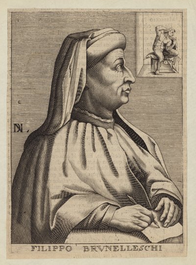 Filippo Brunelleschi, Italiaanse architect en ingenieur door Nicolas II de Larmessin