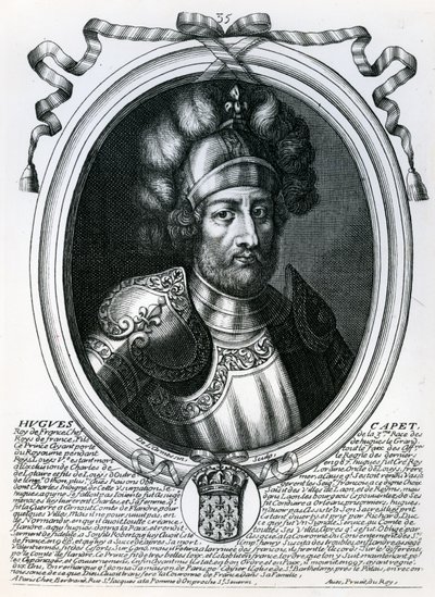 Hugues I Capet (941-96) Koning van Frankrijk, uit 