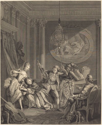 De Weg naar Fortuin door Nicolas Joseph Voyez after Pierre Antoine Baudouin