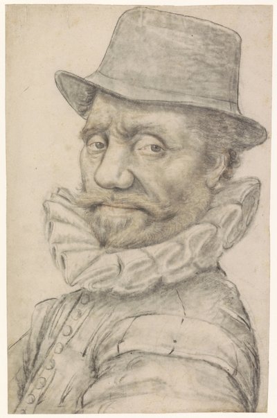 Portret van een man door Nicolas Lagneau
