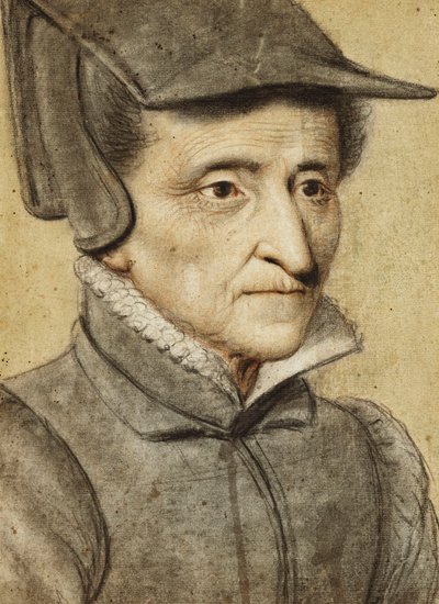 Portret Hoofd van een Oude Vrouw door Nicolas Lagneau or Lanneau