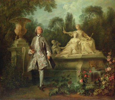 Portret van de acteur Grandval, ca. 1742 door Nicolas Lancret
