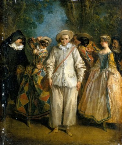 De acteurs van de Commedia dell