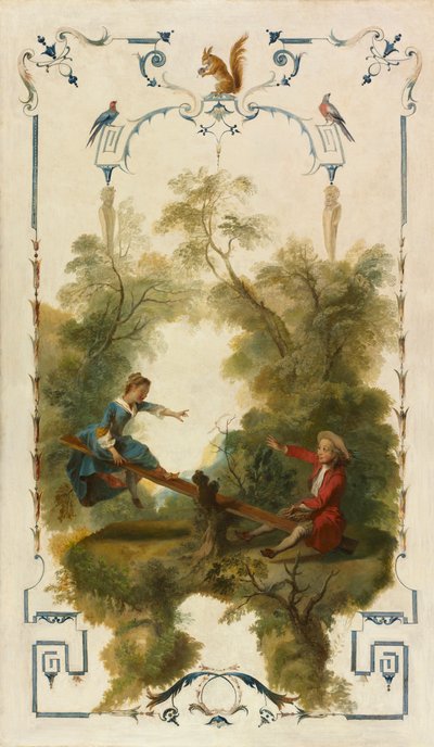 De wip, c. 1723-1727 door Nicolas Lancret