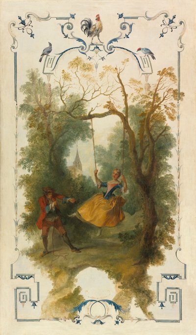 De Schommel, ca. 1723-27 door Nicolas Lancret