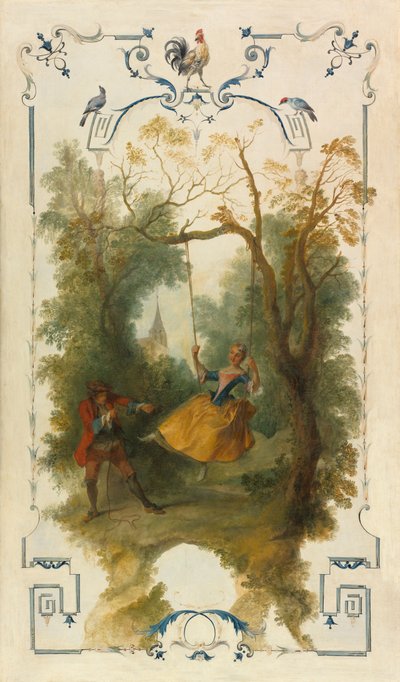 De Schommel door Nicolas Lancret
