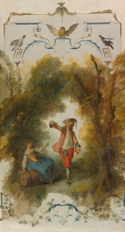 De wijngaard door Nicolas Lancret