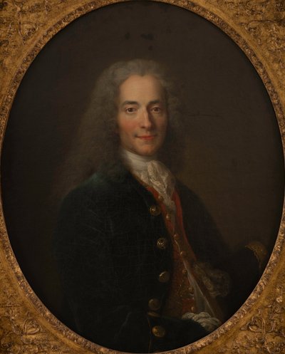 Portret van Voltaire door Nicolas Largillière de