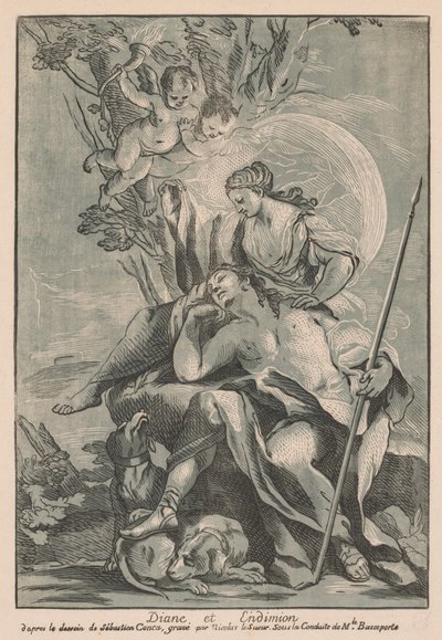 Diana en Endymion door Nicolas LeSueur