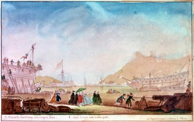 De Marina van Brest door Nicolas Marie Ozanne