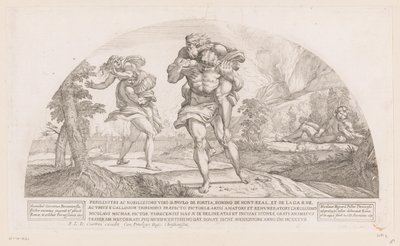 Amphinomus en Anapias door Nicolas Mignard
