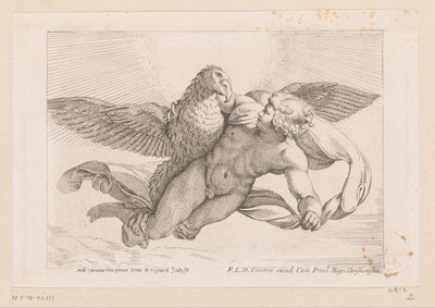 Ontvoering van Ganymedes door Nicolas Mignard