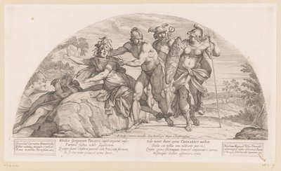 Perseus onthoofdt Medusa door Nicolas Mignard
