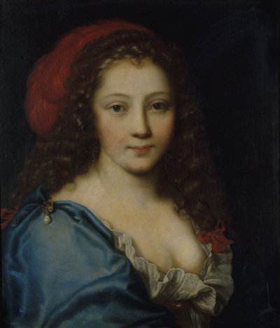 Portret van Armande Béjart 1642-1700, ca. 1660 door Nicolas Mignard