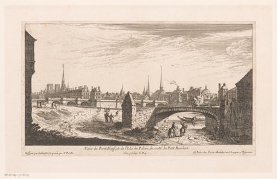Gezicht op de Pont Neuf door Nicolas Perelle