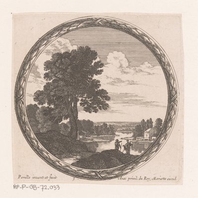 Rivierlandschap door Nicolas Perelle