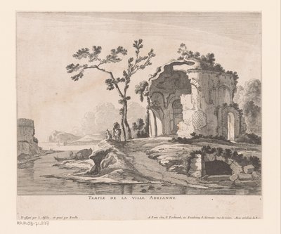 Ruïne van de Villa Adriana door Nicolas Perelle