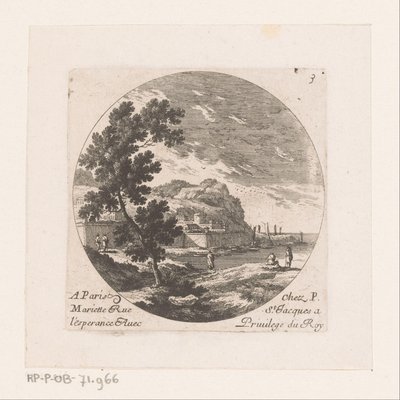 Vestingstad aan zee door Nicolas Perelle
