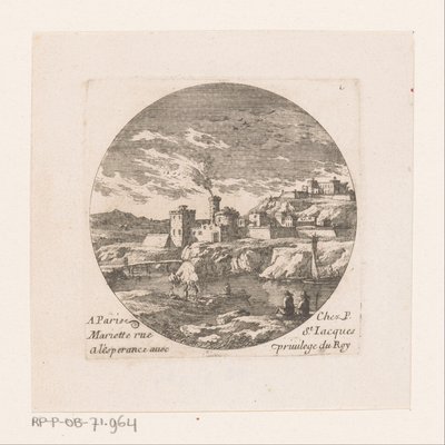 Vestingstad met toren door Nicolas Perelle