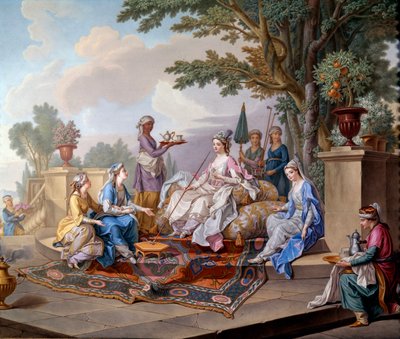 Lunch van de Sultana door Nicolas Pierre the Younger Pithou