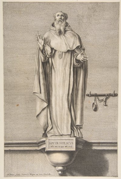 St. Peter Nolscus door Nicolas Pitau