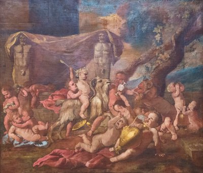 Baccanale door Nicolas Poussin