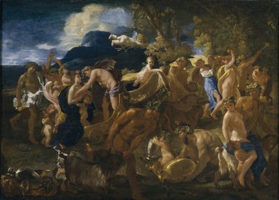 Bacchanaal door Nicolas Poussin