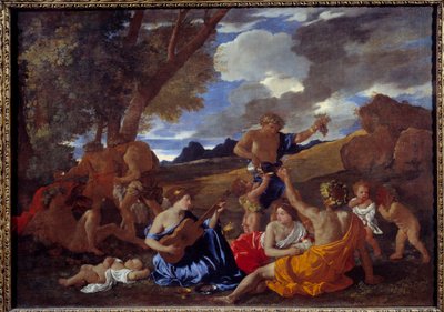 Bacchanaal voor de gitarist of het grote Bacchanaal door Nicolas Poussin