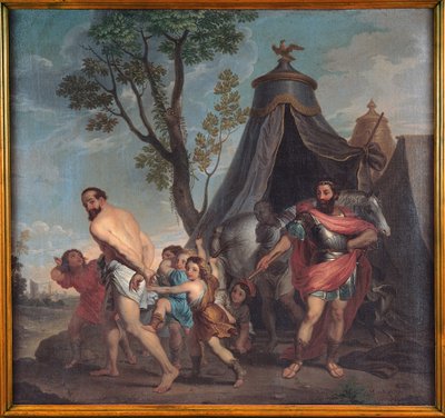 Camillus en de schoolmeester van Falerii door Nicolas Poussin