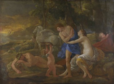 Cephalus en Aurora, ca.1630 door Nicolas Poussin