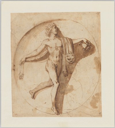 Dansende votaris van Bacchus door Nicolas Poussin