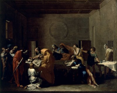 Laatste Sacrament, c.1638-40 door Nicolas Poussin