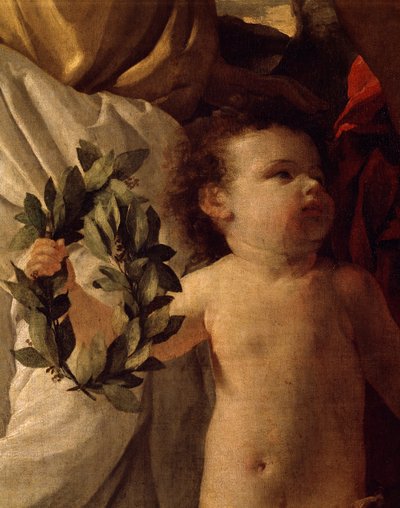 Inspiratie van de dichter, circa 1630 door Nicolas Poussin