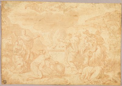 Noachs offer door Nicolas Poussin