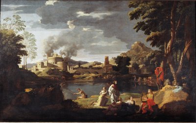 Orpheus en Eurydice door Nicolas Poussin