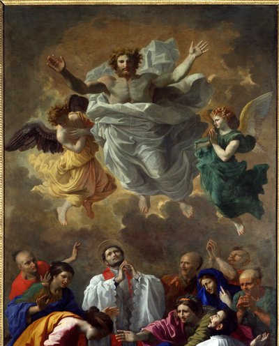 Sint Franciscus Xaverius die het leven herinnert aan de dochter van een inwoner van Cangoxima in Japan Sint Franciscus Xaverius door Nicolas Poussin