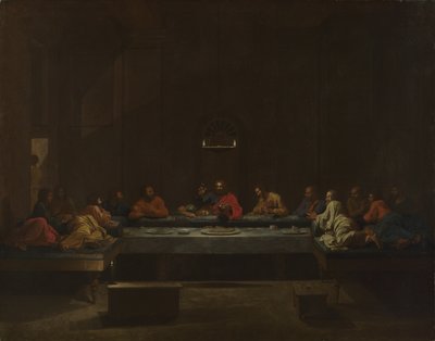 Zeven Sacramenten: Eucharistie, ca. 1637-1640 door Nicolas Poussin