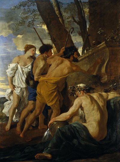 De Arcadische Herderinnen door Nicolas Poussin