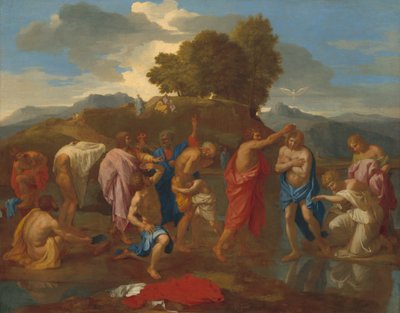 De Doop van Christus door Nicolas Poussin