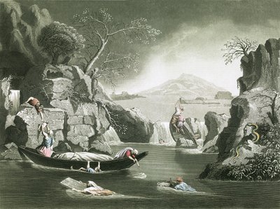 De zondvloed door Nicolas Poussin