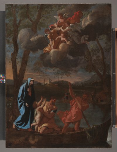 De Terugkeer van de Heilige Familie naar Nazareth, c.1627 door Nicolas Poussin