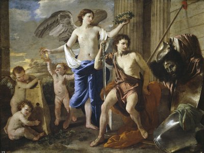 De triomf van David, 1630 door Nicolas Poussin