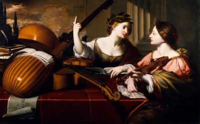 Goddelijke inspiratie van muziek door Nicolas Regnier