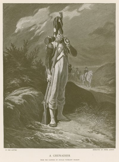 Een grenadier door Nicolas Toussaint Charlet