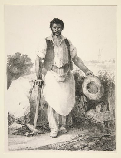 De steenhouwer door Nicolas Toussaint Charlet